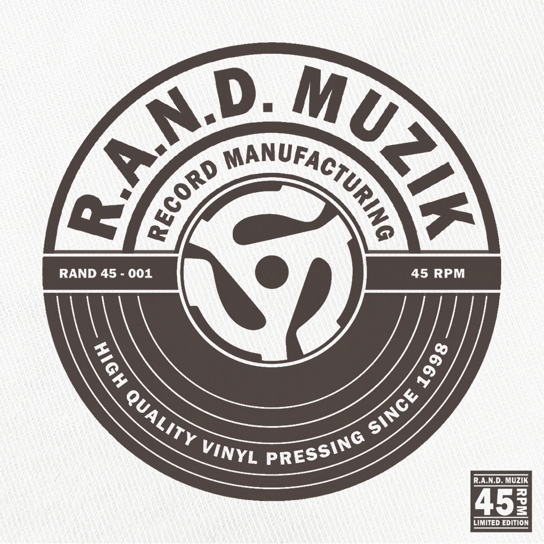 R.A.N.D. T-Shirt 45 RPM weiß