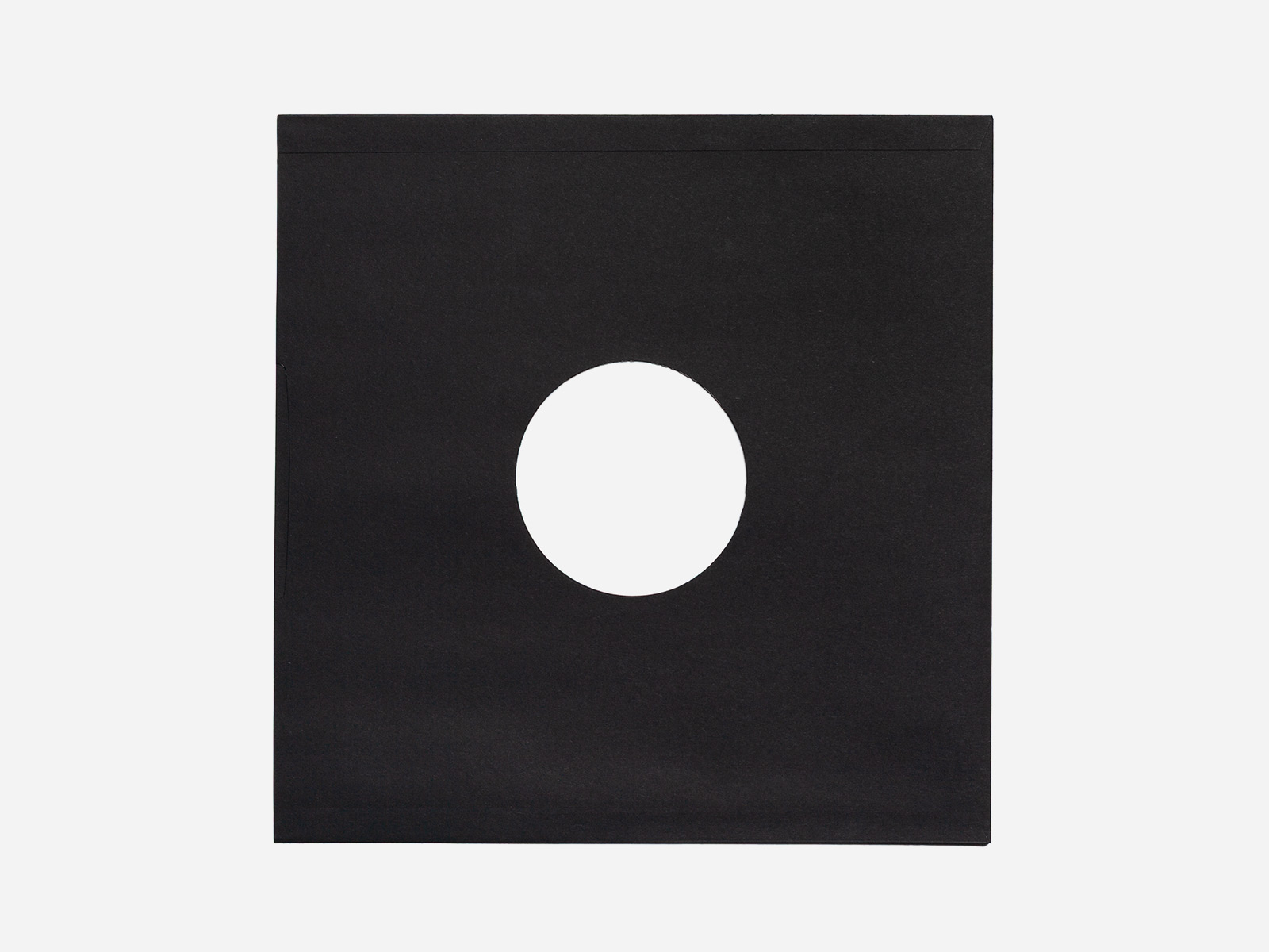 Innenhülle 12" Schwarz – mit Lippe