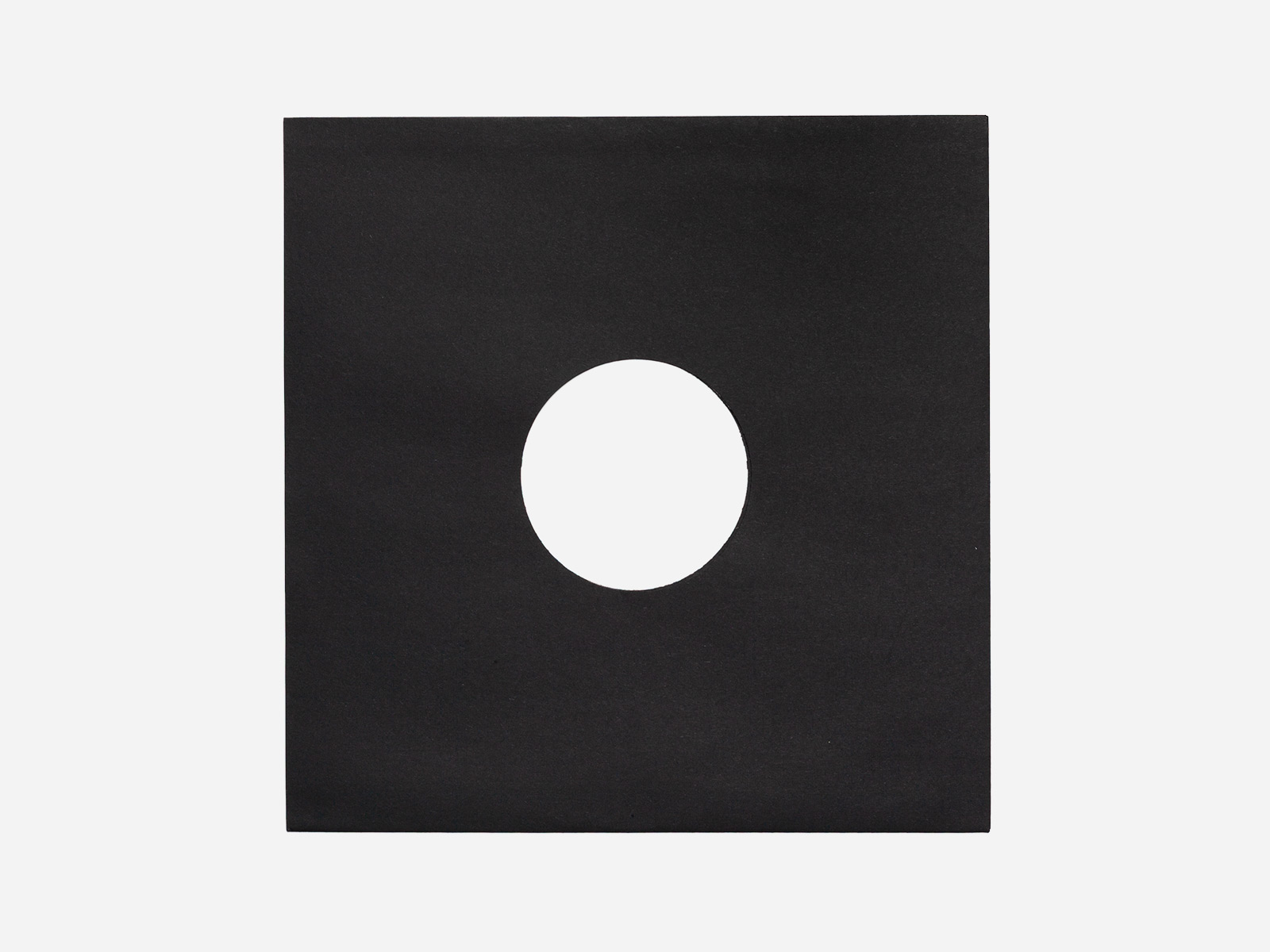 Innenhülle 12" Schwarz – mit Lippe