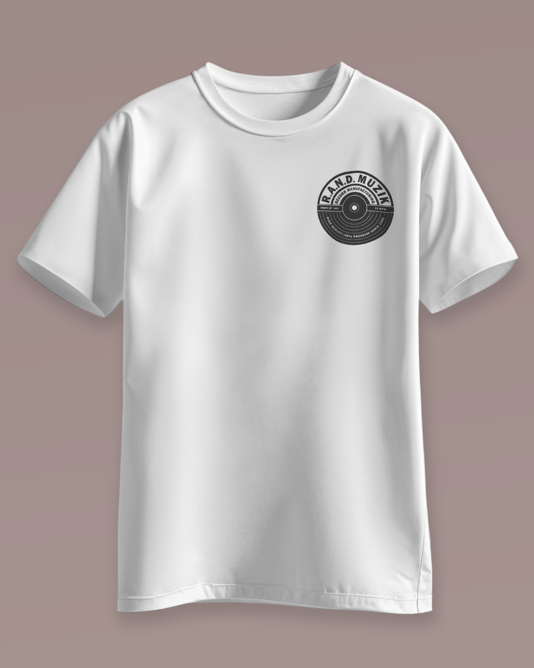R.A.N.D. T-Shirt 33 RPM weiß