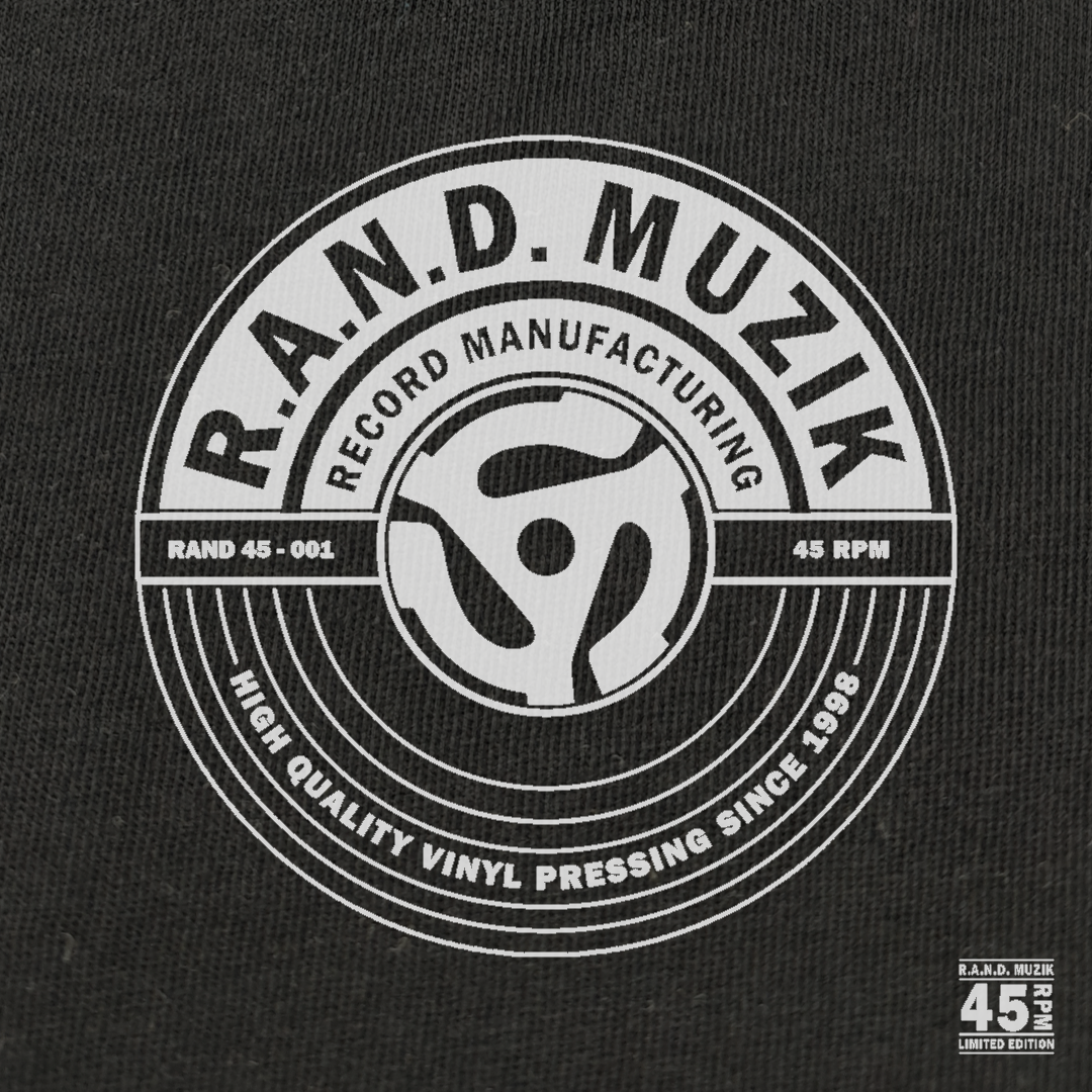 R.A.N.D. T-Shirt 45 RPM schwarz
