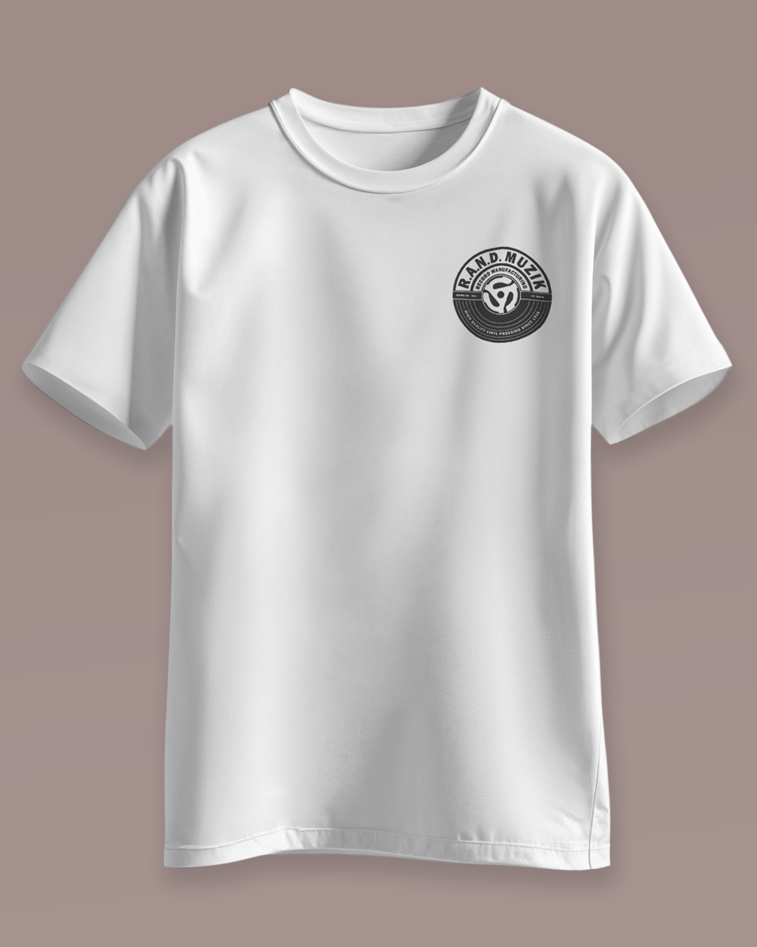 R.A.N.D. T-Shirt 45 RPM weiß