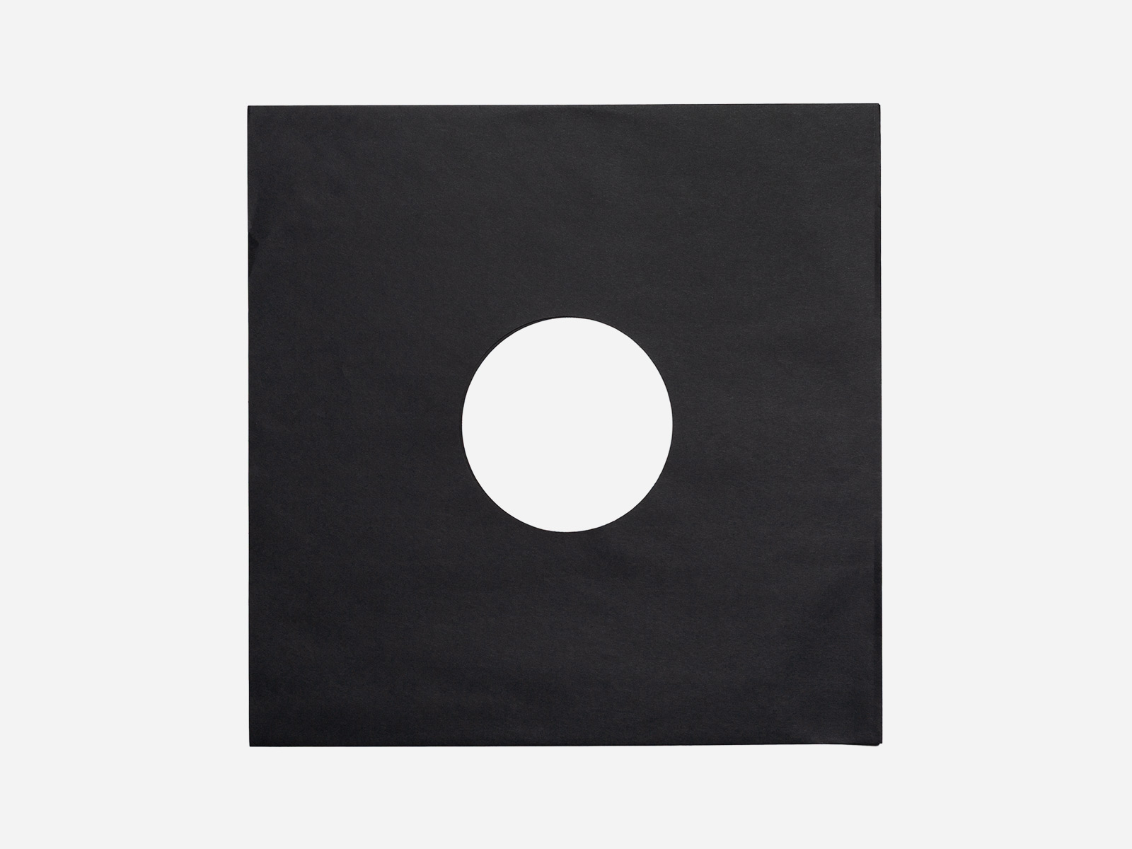 Innenhülle 12″ Schwarz – außen geklebt