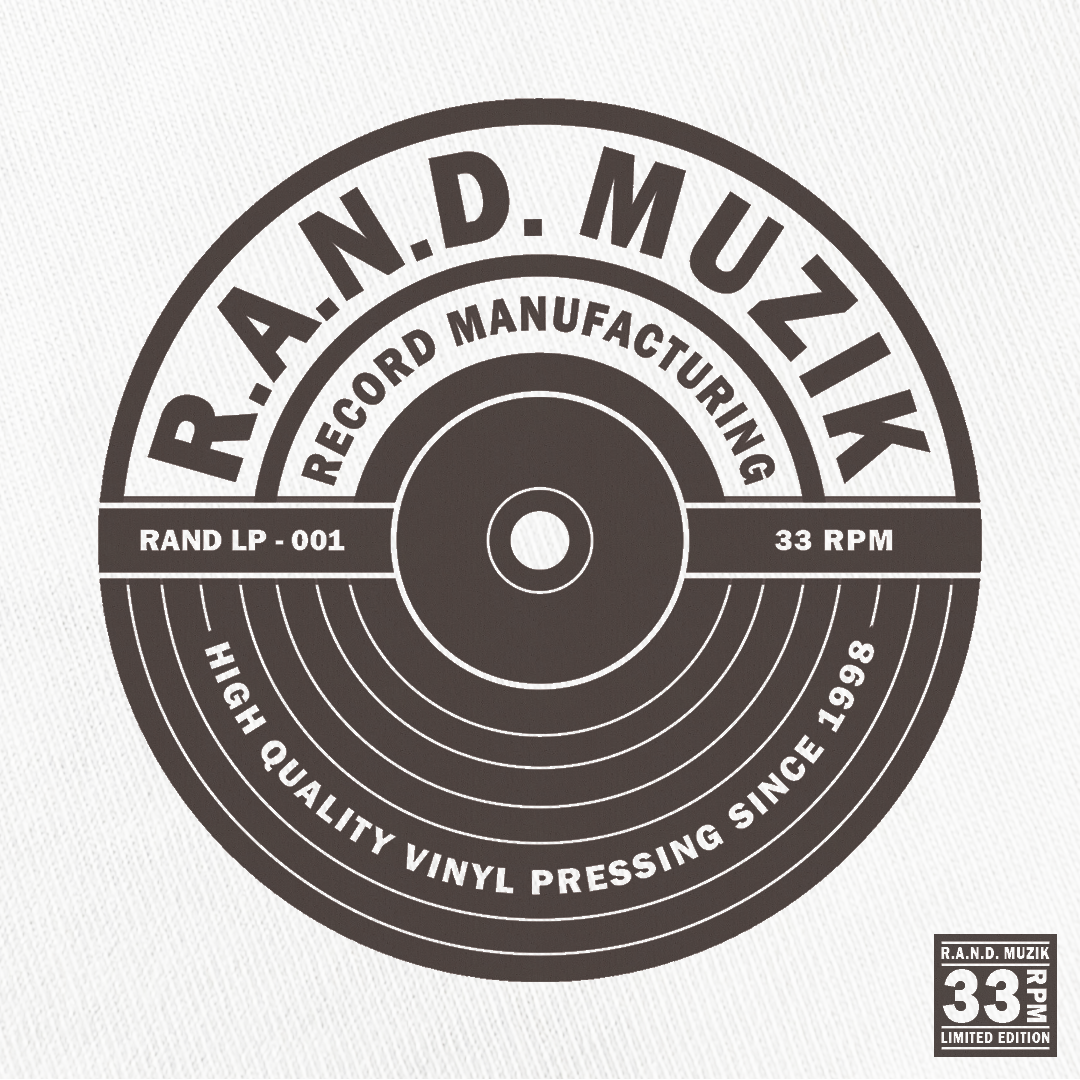 R.A.N.D. T-Shirt 33 RPM weiß