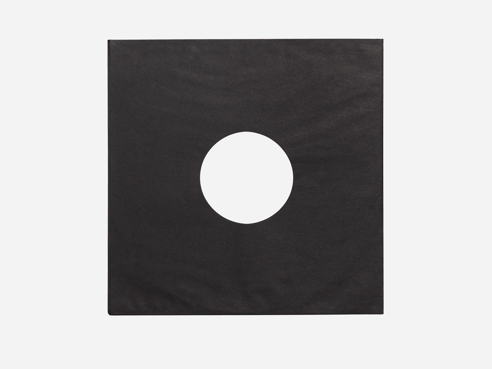 Innenhülle 12" Schwarz – innen geklebt