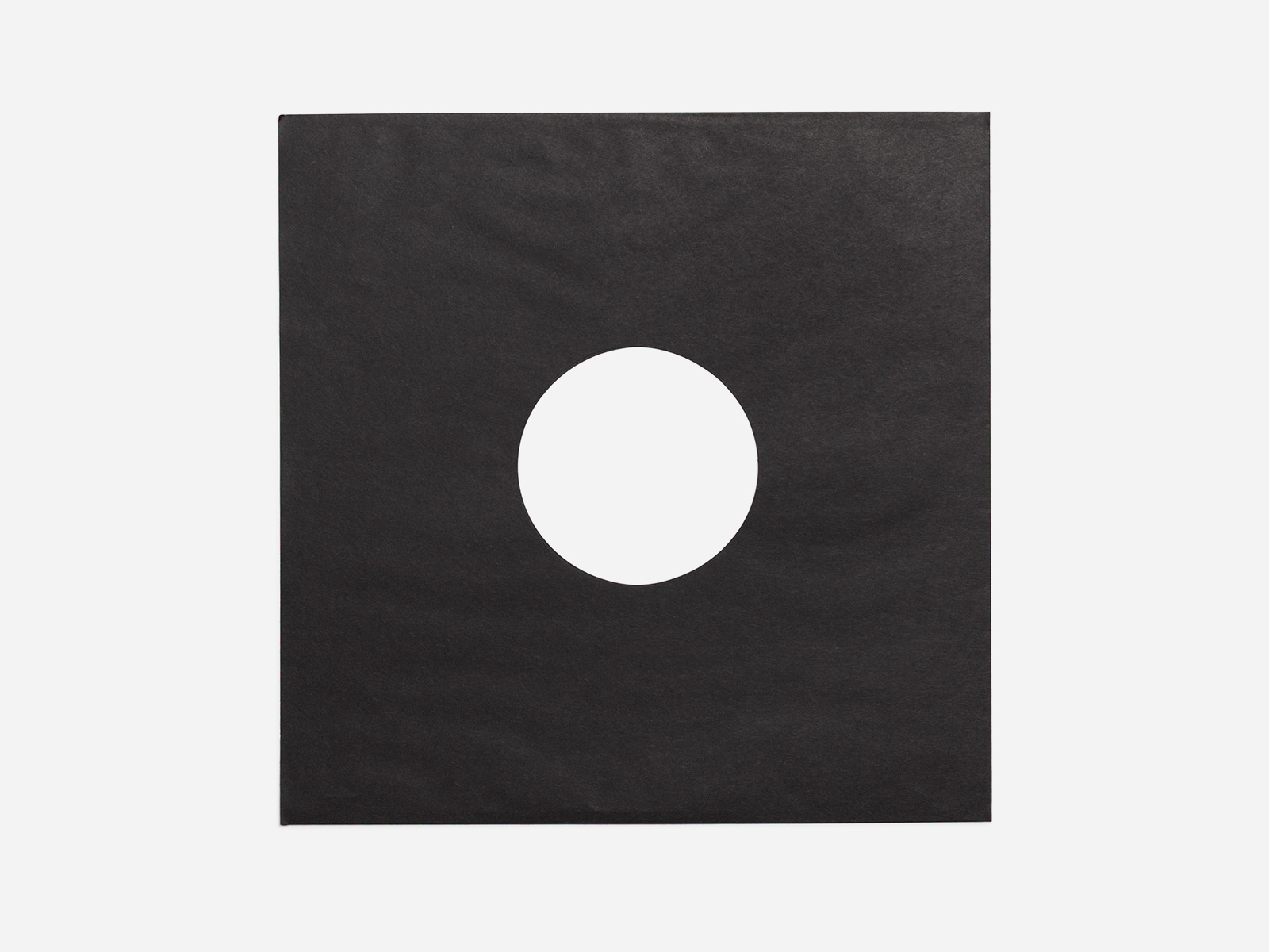 Innenhülle 12" Schwarz – innen geklebt