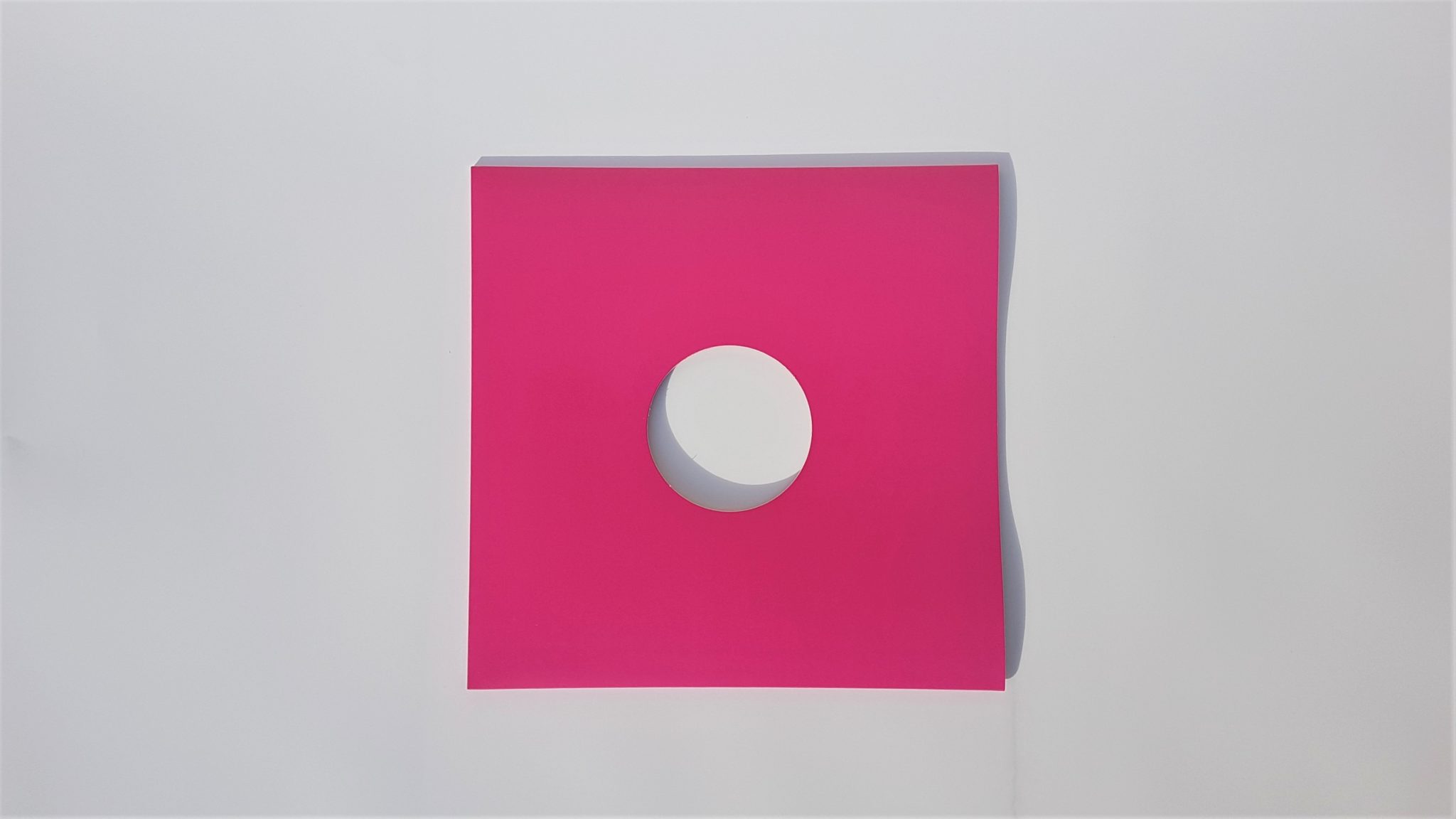 12″ Cover mit 0 oder 2 Mittellöchern - pink